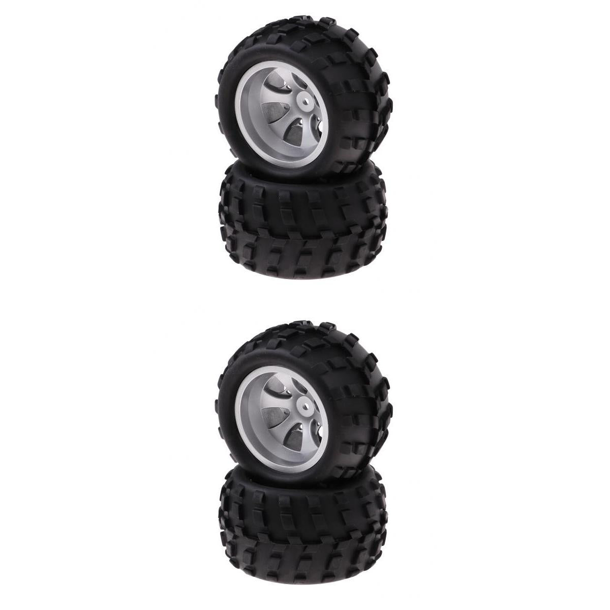 4Pcs Wheel Rim Tire Tyres for WLtoys A979 A979-B A979-A A979-01 RC Truck Car