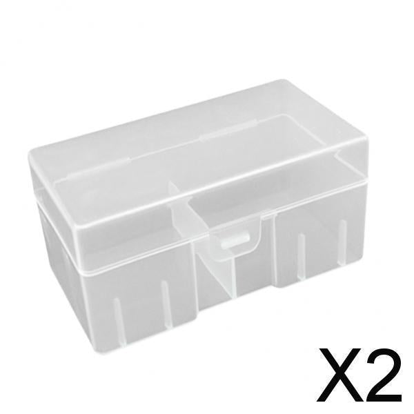 2x Battery Storage Box Case  Battery Holder Case Box for  9012 9V Battery 