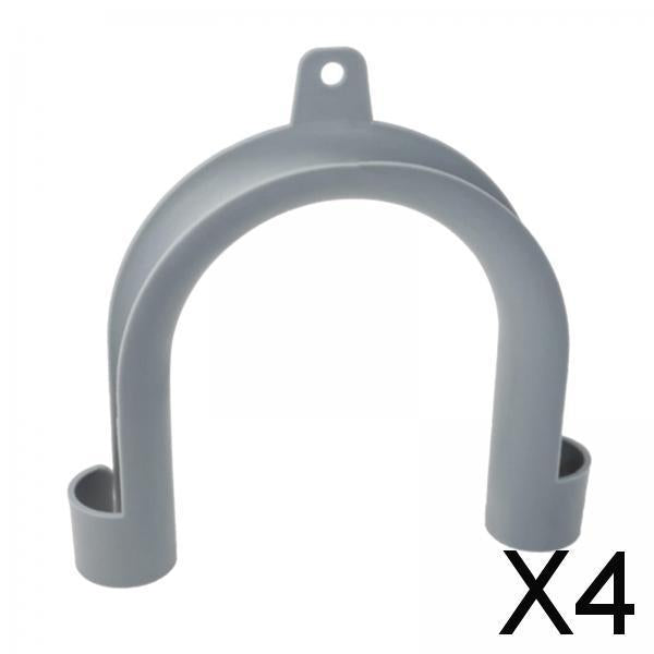 4xWasher Drain Hose Holder Drain Saddle Clamp Discharge Hose Clip Hose Holder