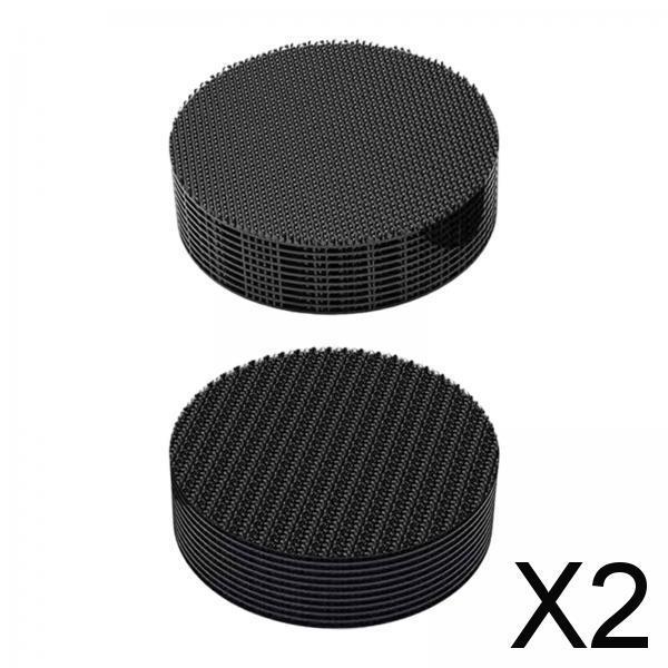 2xCarpet Tape Reusable Car Carpet Sticker for Table Mats Floor Mats Bed Sheets 20 Round