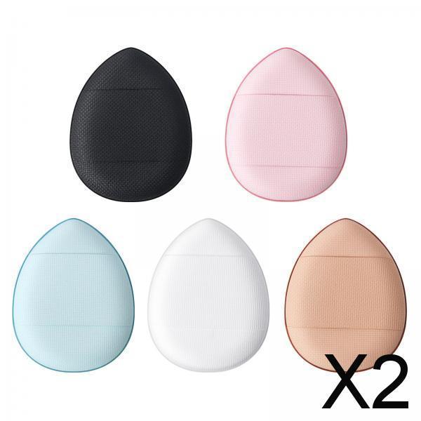2x5x Finger Powder Puff Mini Makeup Puff for Repair Cream Concealer Eye Shadow Random