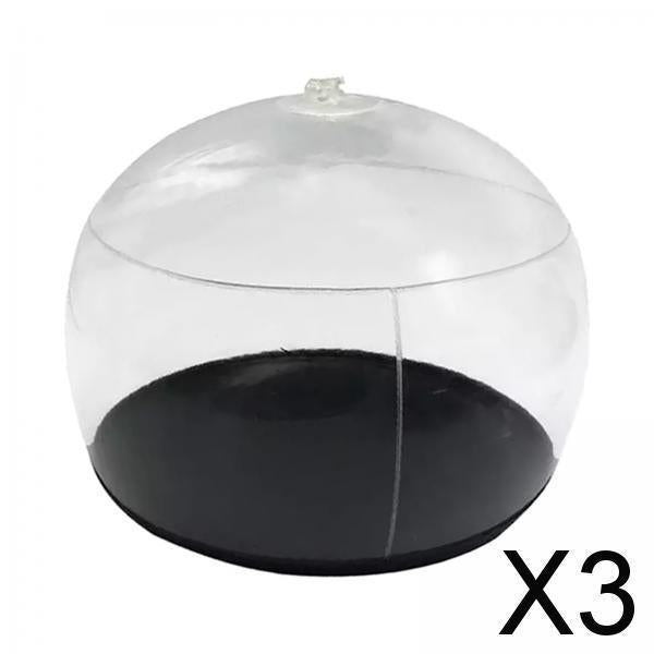 3xInflatable Kids Hat Shaper Hat Holder Hat Display Rack for Wardrobe Storage Black