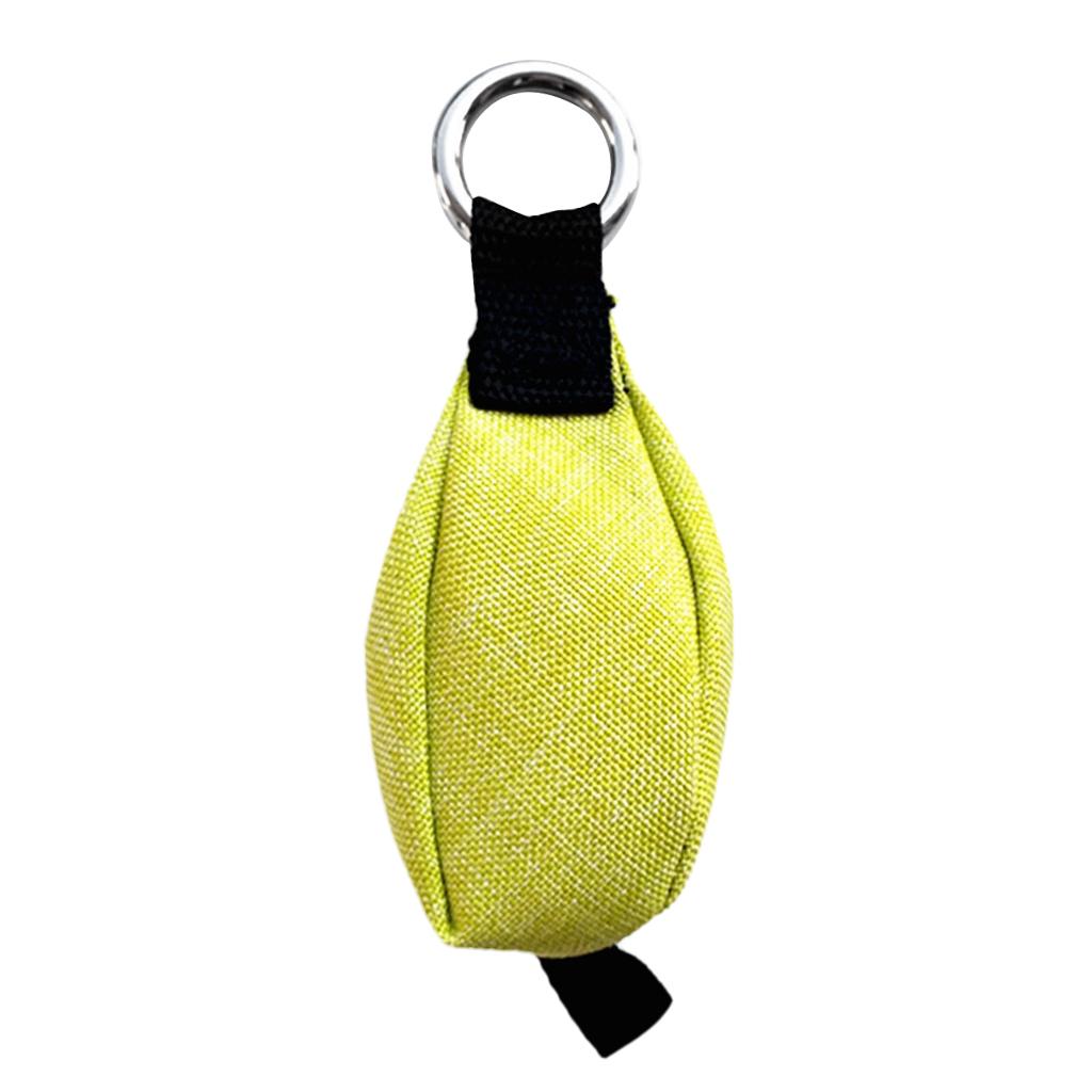 400g /14 oz Rock Climbing Throw Weight Bag Tree Arborist Rigging Fruit Green