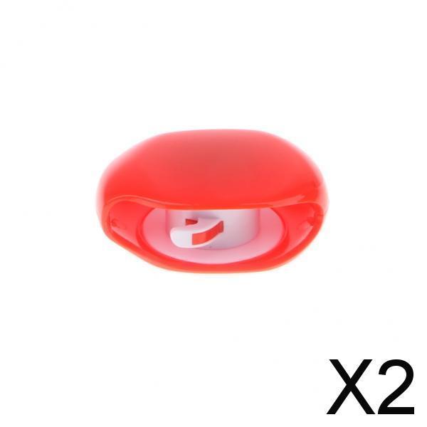 2xAutomatic Cable Winder Cord Organizer Holder for Headphones red