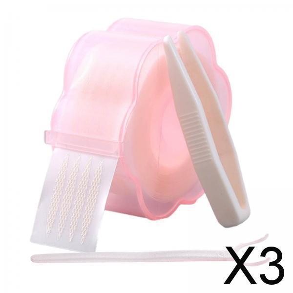 3x360x Eyelid Tapes Makeup Long Lasting Instant Eye Lift Strips Olive