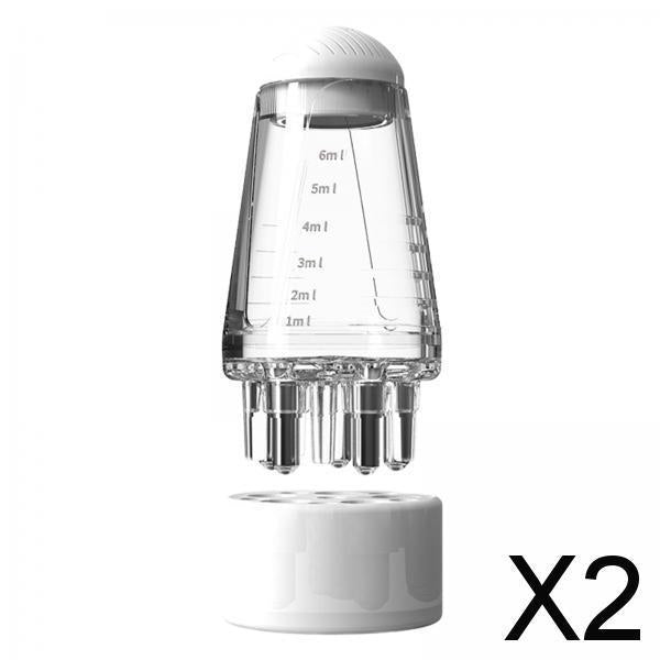2xScalp Applicator Comb 6ml Portable Scalp Massager Brush Hair Oil Applicator
