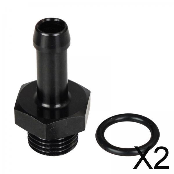 2x6 AN 6AN Male Flare to 5/16 Push on Hose Barb Fitting Fuel Oil Line Adapter"