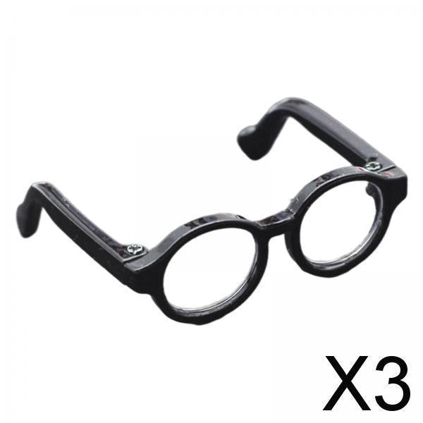 3xCute Doll Glasses Mini Dress up Sunglasses Plastic Doll Decor Kids Toys as described