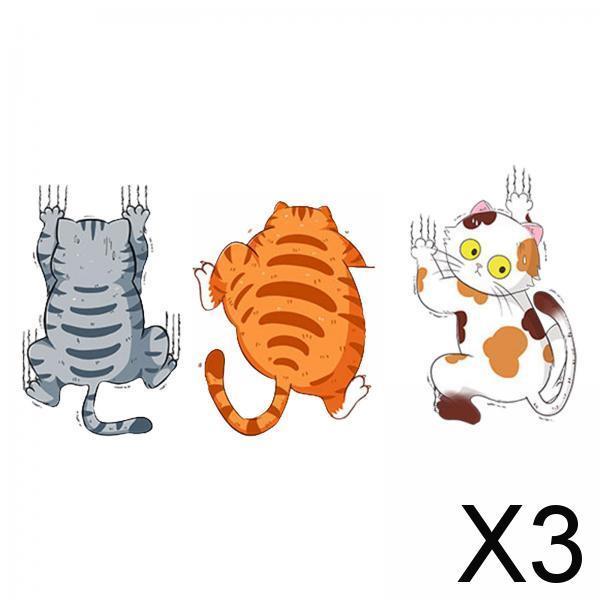 3x3x Funny Cat Sticker for car Decal Bumper Stickers for cars