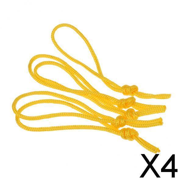 4x5 Piece Polyester Leash Strings for SUP Surfboard Bodyboard Longboard Yellow