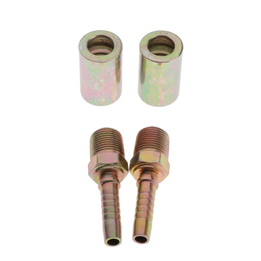 Pressure Washer Steel Pipe Fitting Pressed Joints F Male 9.5mm
