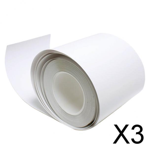 3xCar Door Panel Plate Paint Protection Films PVC Sticker Protector 10x300cm