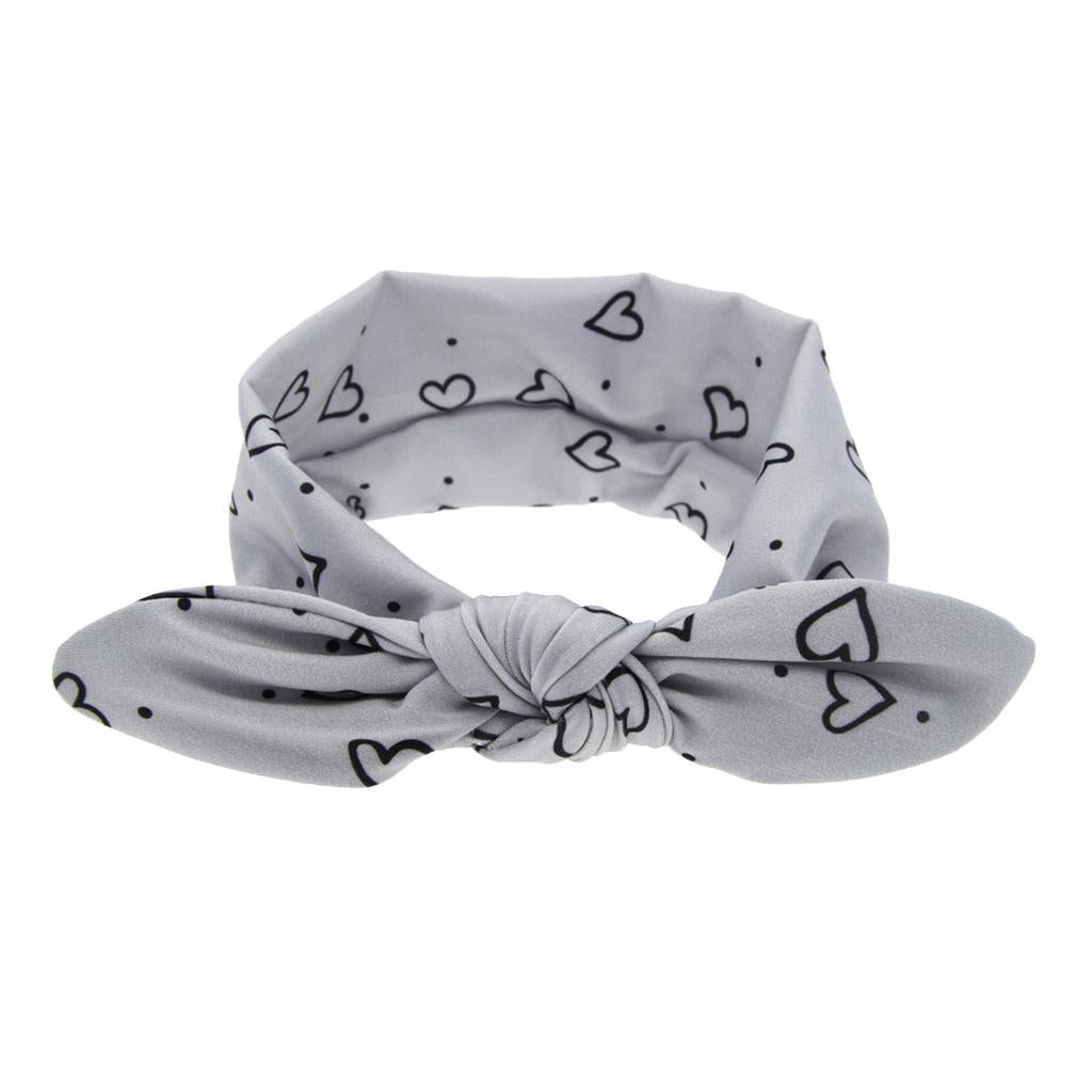 Cute Rabbit Ears Headband Baby Infant Children's HeadBand Grey