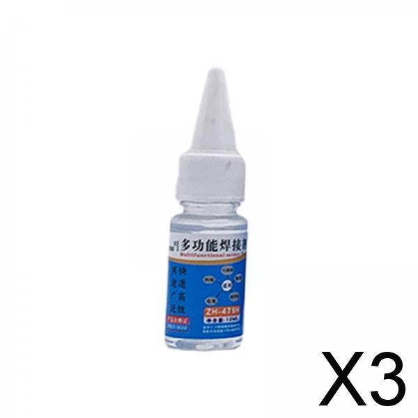 3xSoldering Flux Welding Flux Soldering Flux Liquid for Repairing Iron Copper 10ml