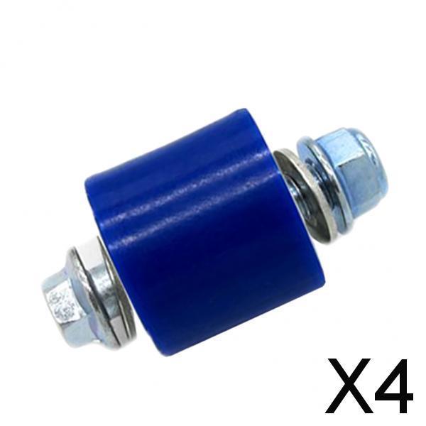 4xChain Roller Tensioner Pulley Wheel Guide for Yamaha YFZ350 Banshee Blue