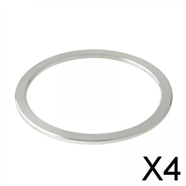 4xBike Fork Washer Headset High Strength Sturdy Adjusting Spacer for Road Bike 1MM