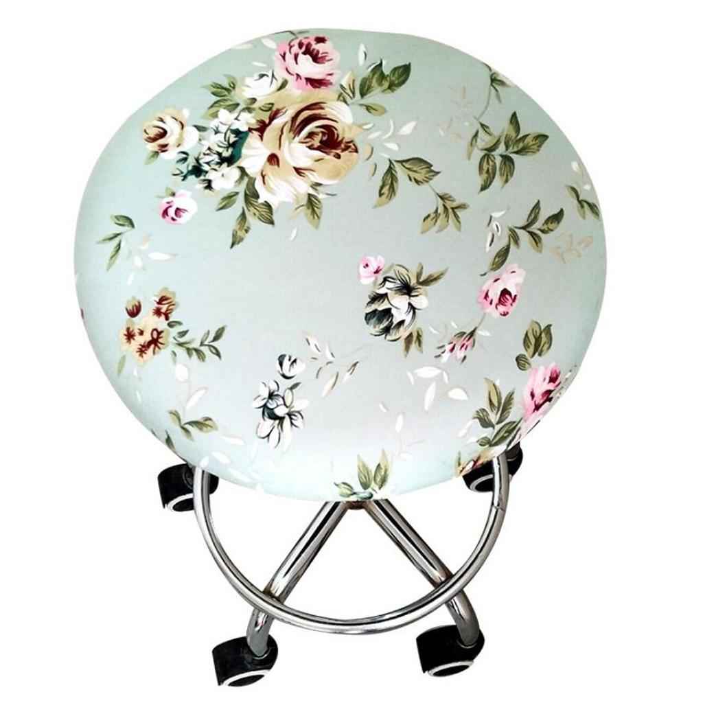 Fashionable Bar Stool Cover Round Lift Chair Seat Sleeve Salon Style_2