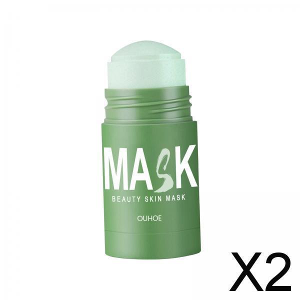 2xDeep Cleanse Mask Stick Facial Mud Mask for Improve Skin Tone Improves Skins
