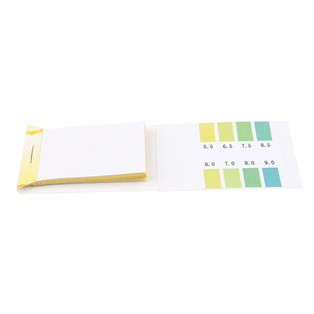 80pcs Precision PH Testing Paper Strips 5.5 - 9.0 Lab Home Water Cosmetic With a pH color chart on each pack