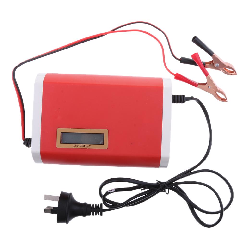 12V 6A Smart Intelligent Pulse Battery Charger/Repair LCD for Motorcycle AU