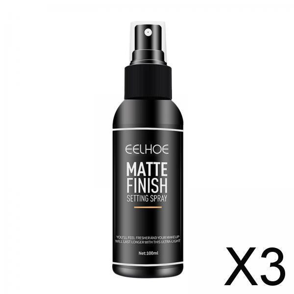 3xMakeup Setting Spray Controls Shine Waterproof Face Mist Lasting Mattifying