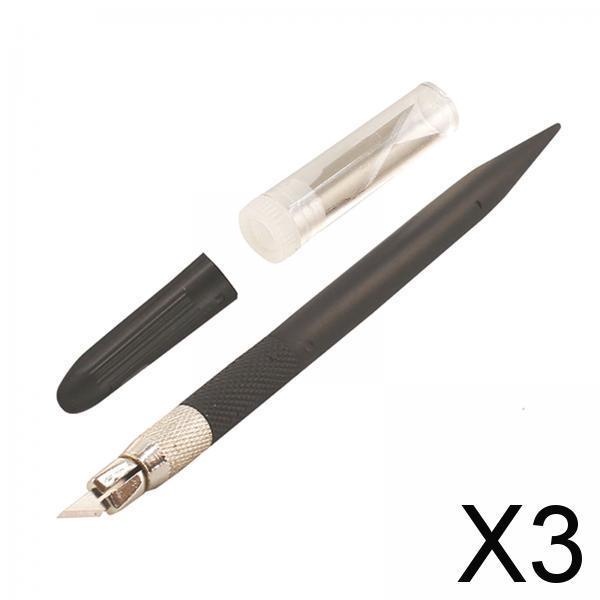 3xHobby Knife Cutting Tool Carving Craft Knife for Models Cutting Drawing