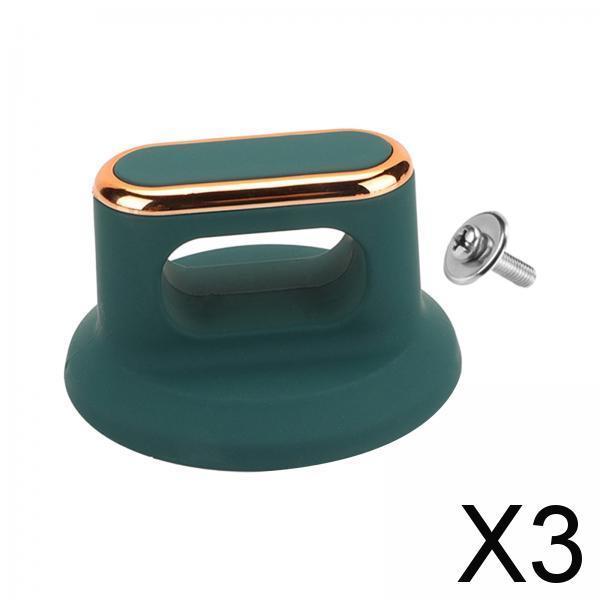 3xUniversal Lid Handle Lid Knob Caps Bakelite for Oil Pot Saucepan Lids Kettle Green