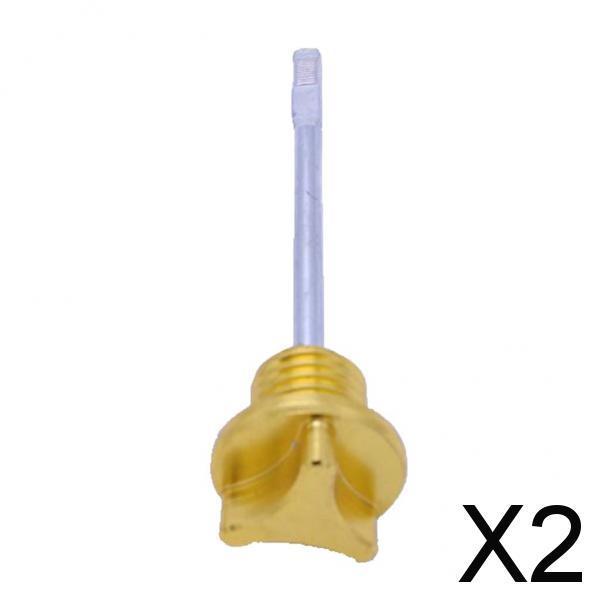 2xGolden CNC Engine Oil Dipstick SSR Pister Lifan 107 110 125CC Bike V DS01