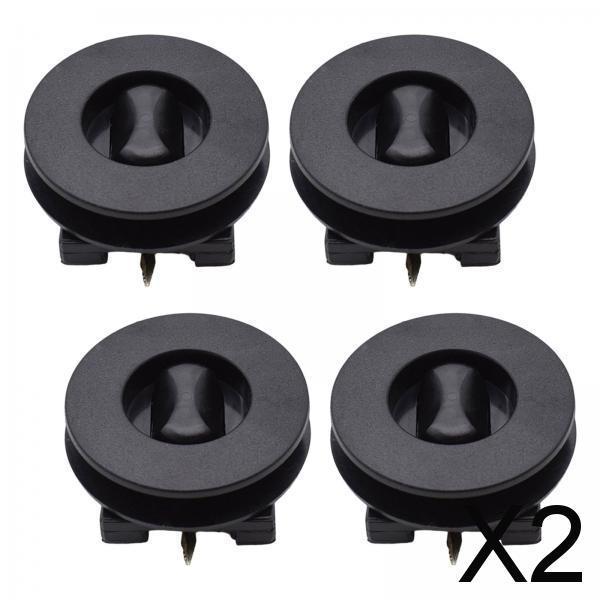 2x4x Car Carpet Clips Accessories Mat Retainer Carpet Non Slip Buckle Black 