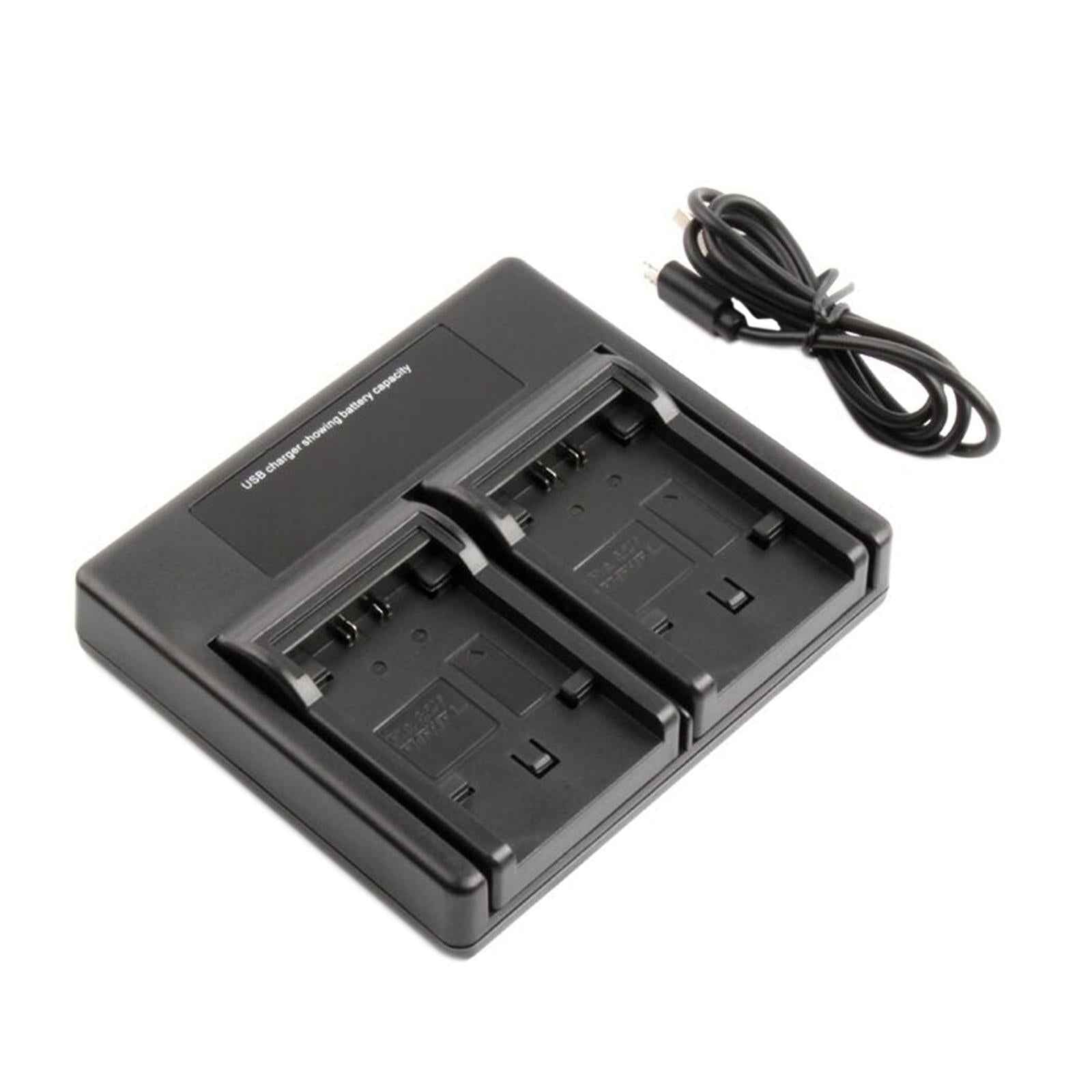 Digital Camera Battery Charger Charging Stand with USB Port for Sony NP-FV100