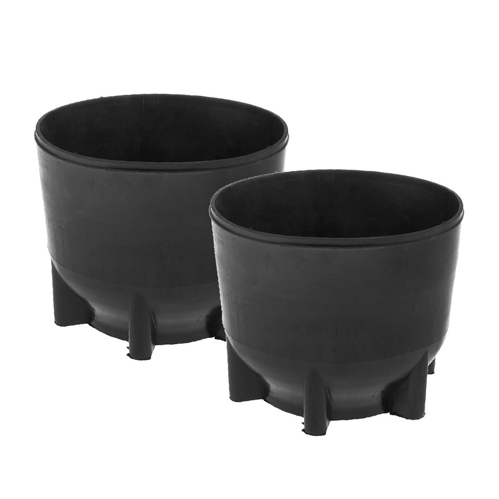 2 Pieces 170mm Rubber Scuba Diving Cylinder Tank Boot for 12L Steel Tank
