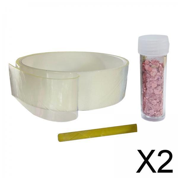 2xDouble Sided Nano Tapes Removable Multipurpose with Straw for Handmade Ball 1Mx3CM
