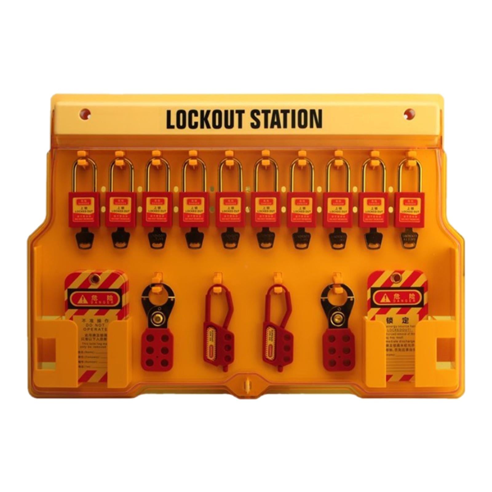 Lockout Storage Cabinet Practical with Cover Useful for Warehouses With devices
