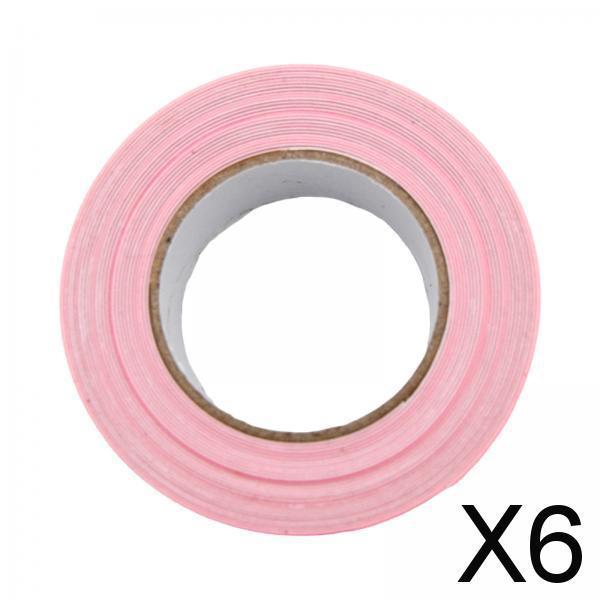 6xSelf Adhesive Warning Tape for Position Tables Commercial and Industrial Use Pink Light