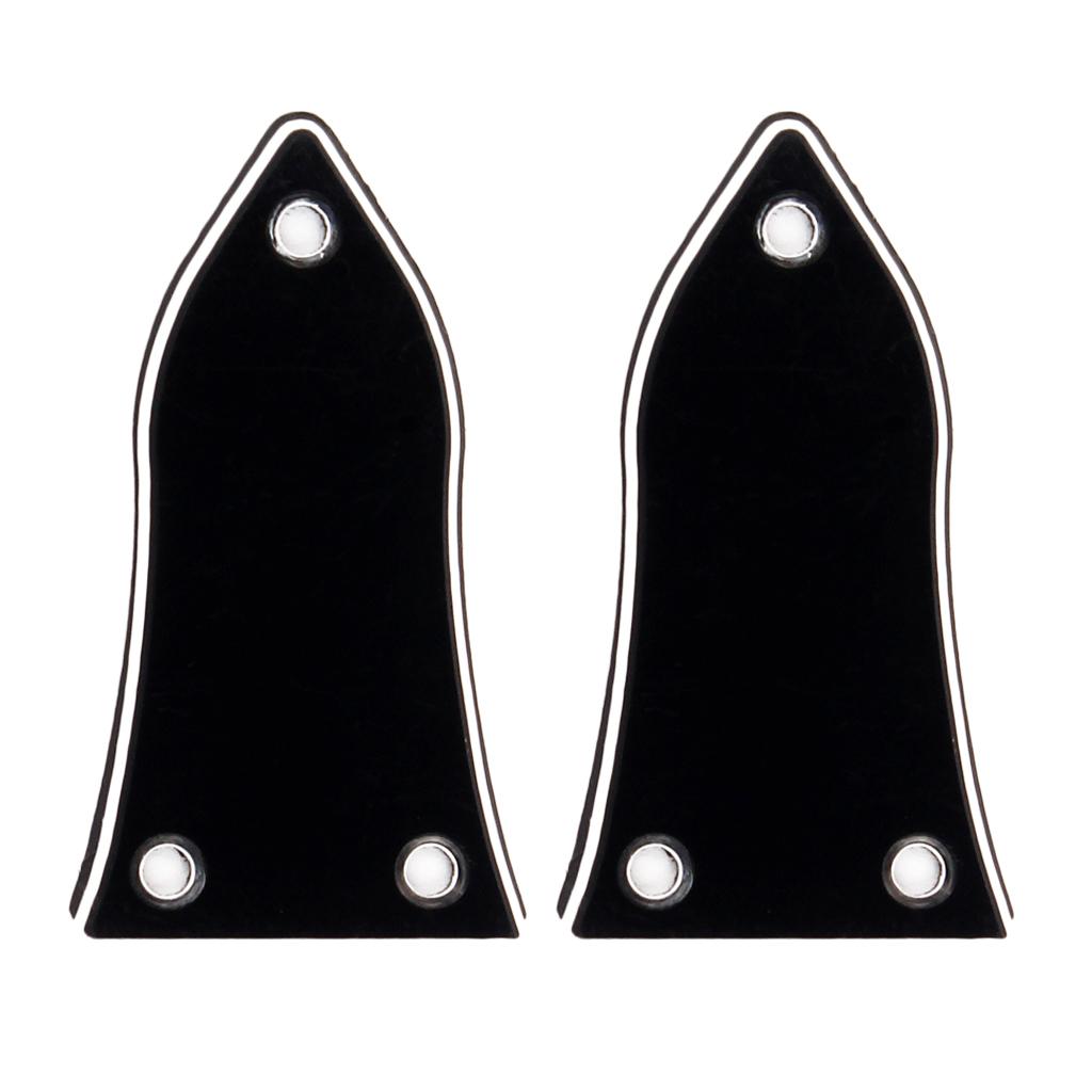 2 Pieces ABS Plastic Guitar Truss Rod Cover for Epiphone Guitar Parts