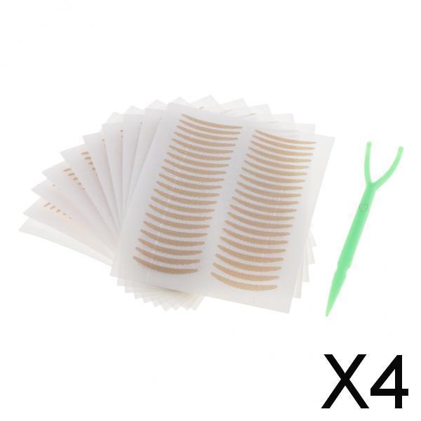 4x Invisible Lace Eyelid Sticker Double Eyelid Tapes Eye Strips 1# 200Pairs
