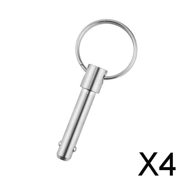 4x316 Stainless Steel Boat Top Deck Hinge Quick Release Pin 8 x 52mm