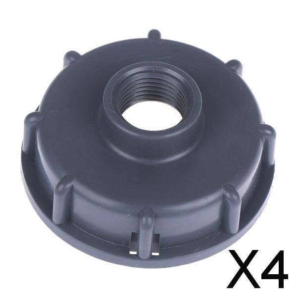 4xFood Grade Drain Adapter Coarse Thread Water Tote Tank Adapter for IBC Tanks 0.86inch