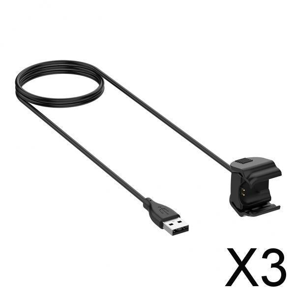 3xFITS For Xiaomi Mi Band 5 Smart Watch Replacement USB Charging Cable 100cm