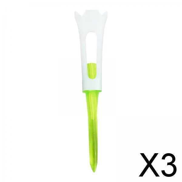 3xGolf Tee Ball Stand Golf Training Sturdy Stable Stronger Stand Golf Ball Tee Green
