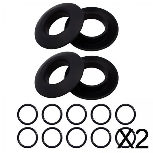 2x4x Kayak Paddle Drip Rings PVC Water Retaining Rings for Canoe Rafting Kayak