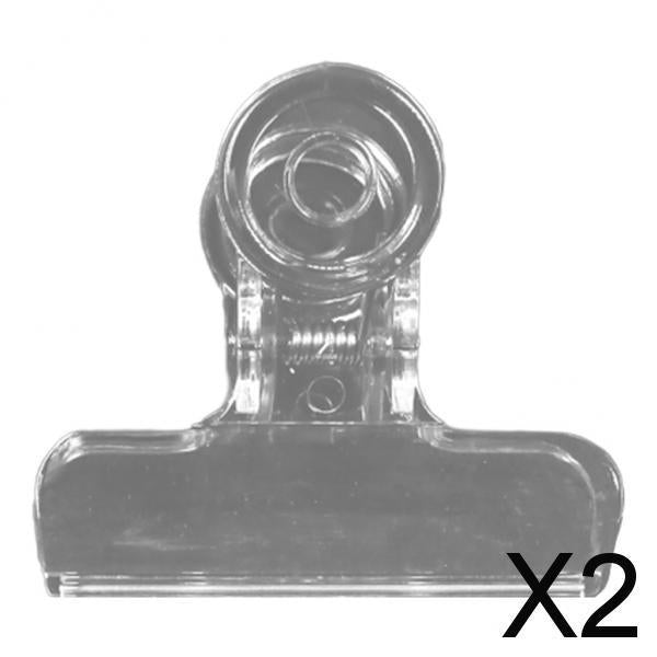 2x4PCS Clear Fly Tying CDC Feather Clip Dubbing Hackle Holding Tools Fly Tying 45mm