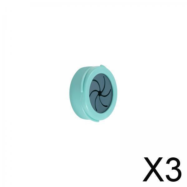 3xPush Towel Hooks Wall Mounted Hand Towel Hook for Garage, Kitchen, Bathroom blue