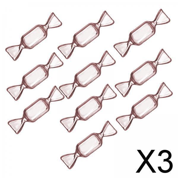3xCandy Shaped Mini Necklace Organizer Earrings Necklace Storage Pink