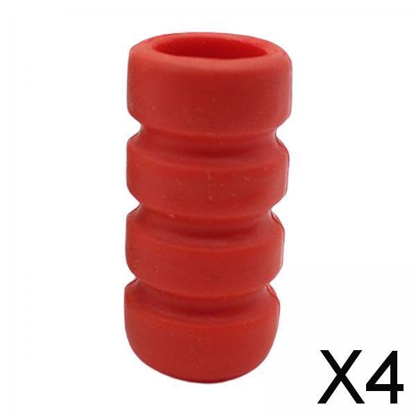 4xMotorcycle Gear Shift Lever Cover Protective Pad for  K1300R K1300S Red
