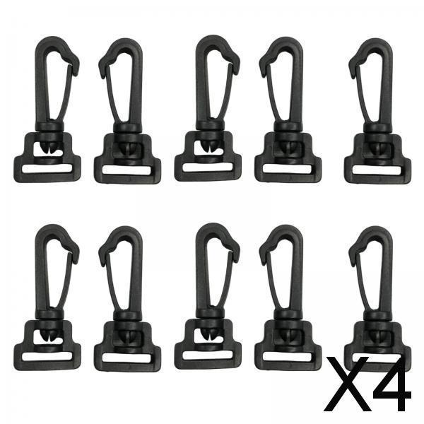 4x10 Pieces Swivel Snap Hook Swivel Clip for Handbags Purse Hardware Backpacks