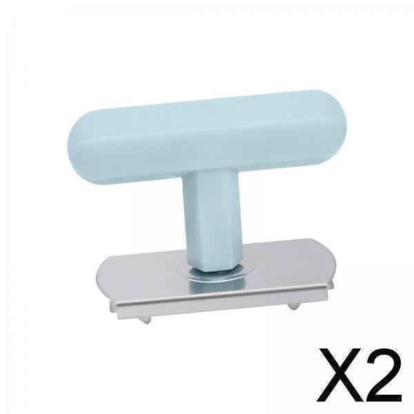 2xStainless Steel Jar Opener Effortlessly Portable for Seniors Weak Hands Blue