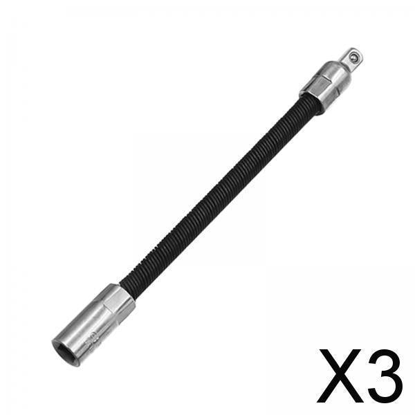 3xDurable Flexible Socket Extension Ratchet CR V for Car Repairing Driver 1/4