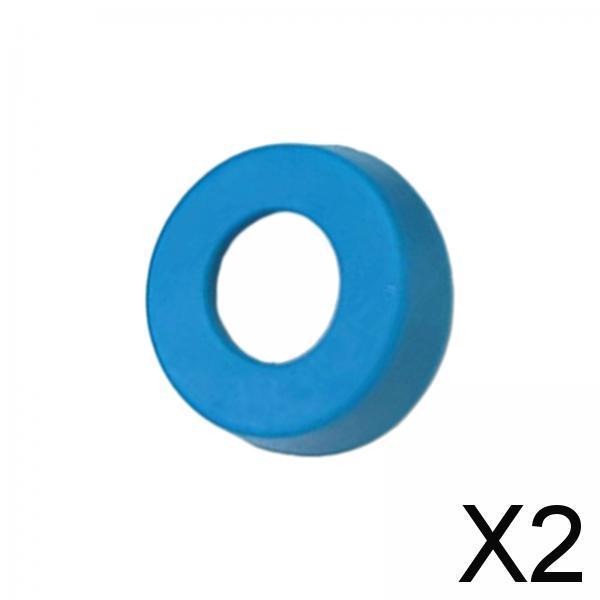 2xBilliard Cue Bottom Practical Durable Portable Spare Part Pool Cue Block End Blue