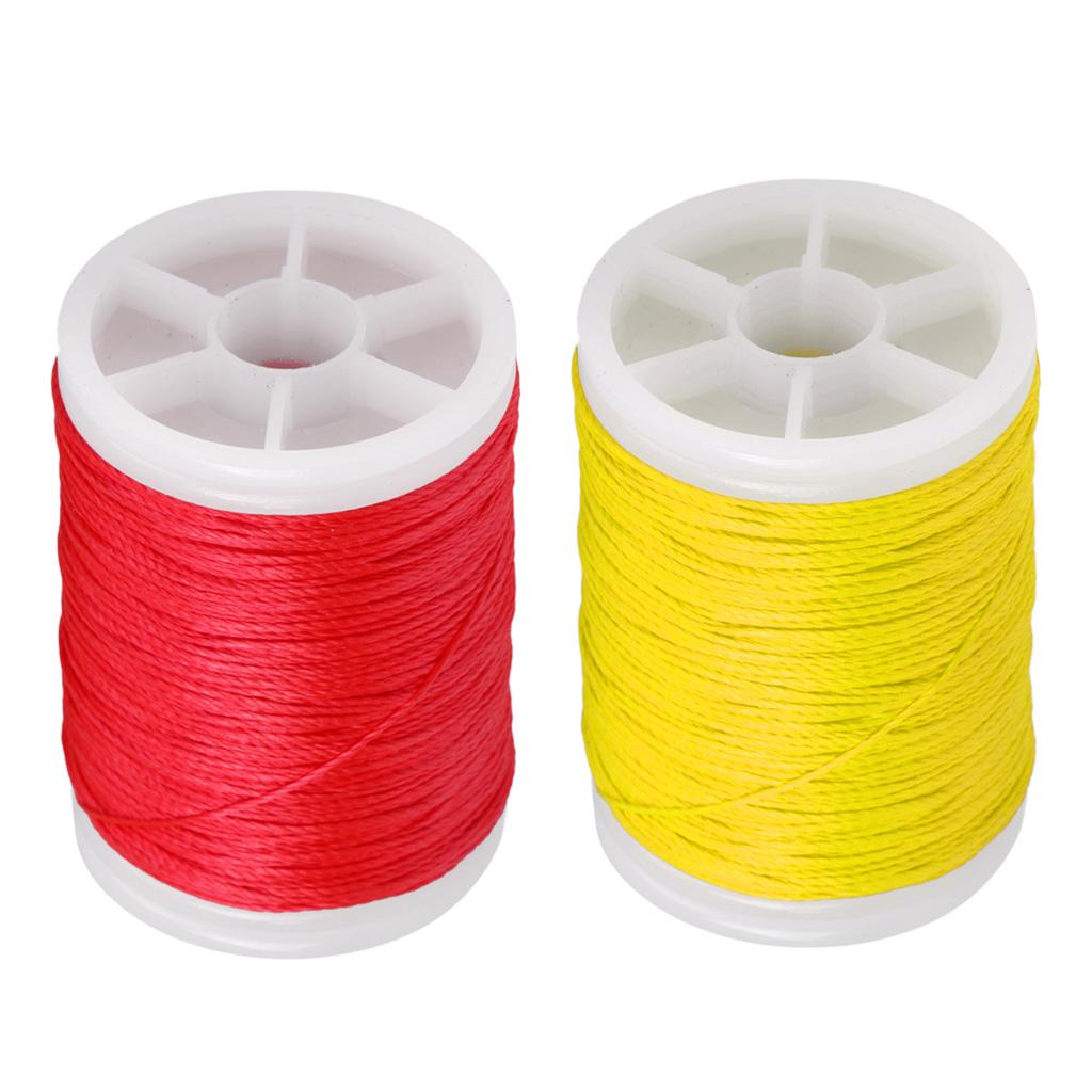 2 Pieces 110m Archery Bow String Serving Materials Thread Bowstring Protect